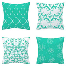 4 Piece Flannel Decorative Cushion Cover Set