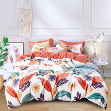 Palila Tropical Microfibre Quilt Cover Set