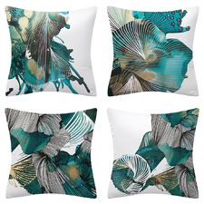 4 Piece Floral Cushion Cover Set