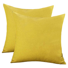 Solid Outdoor Cushion Covers (Set of 2)