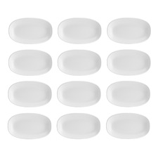 Diamond 11cm Porcelain Serving Dishes (Set of 12)