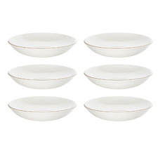 Retro 23cm Porcelain Coupe Bowls (Set of 6)