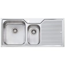 Nu-Petite 1080mm 1 & &frac12; Stainless Steel Kitchen Sink with Right Drainer