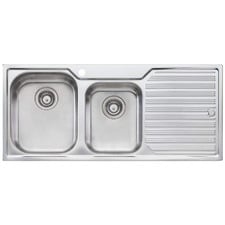Diaz 1080mm 1 & &frac34; Stainless Steel Kitchen Sink with Right Drainer