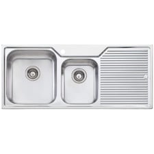 Nu-Petite 1150mm 1 & &frac34; Stainless Steel Kitchen Sink with Right Drainer
