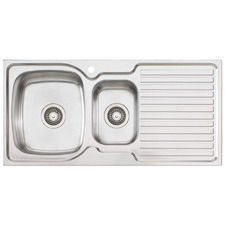 Endeavour 980mm 1 & ½ Stainless Steel Kitchen Sink with Right Drainer