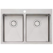 Apollo 750mm 1 & &frac34; Brushed Stainless Steel Right Hand Kitchen Sink