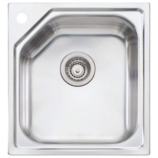 Nu-Petite 460mm Single Stainless Steel Kitchen Sink