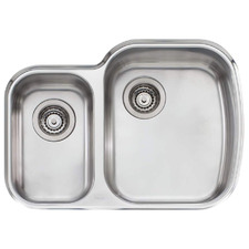 Monet 670mm Undermount 1 & &frac12; Stainless Steel Right Hand Kitchen Sink