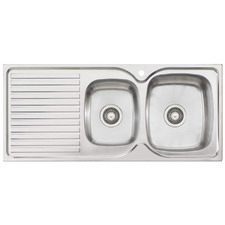 Endeavour 1080mm 1 & ¾  Stainless Steel Kitchen Sink with Left Drainer