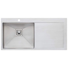 Professional Series 1040mm  Single Stainless Steel Kitchen Sink with Right Drainer