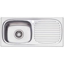 Martini 740mm Topmount Single Kitchen Sink with Right Drainer