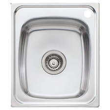 Martini 410mm Topmount Single Stainless Steel Kitchen Sink