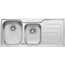 Flinders 1080mm 1 & ¾ Stainless Steel Kitchen Sink with Left Drainer