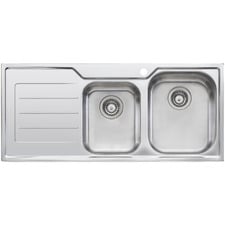 Flinders 1080mm 1 & &frac34; Stainless Steel Kitchen Sink