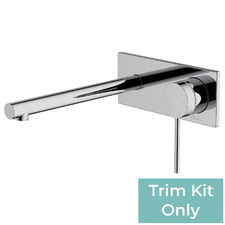 Venice 200mm Bath/Basin Straight Wall Mixer Set Trim Kit Only