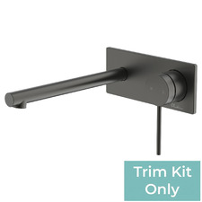 Venice 200mm Bath/Basin Straight Wall Mixer Set Trim Kit Only