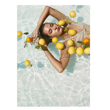 In the Pool Printed Wall Art