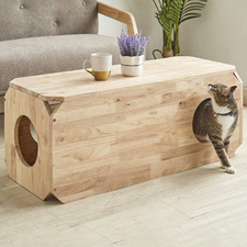 Cheska Wooden Kitten Bench