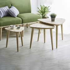 3 Piece Parsons Nesting Side Table Set