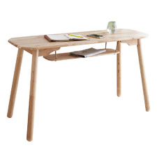France Narrow Rubberwood Console Table