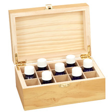 Pine Wood 15 Slot Essential Oil Storage Box