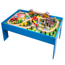 Onshine 90 Piece Train Play Set with Table