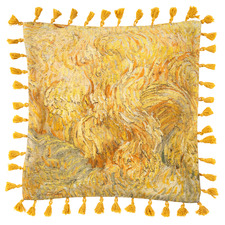 Van Gogh Wheatfield Cotton Cushion