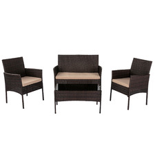 4 Seater William Wicker Outdoor Sofa Set