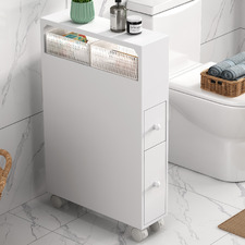 Kamila Toilet Roll Holder Storage Cabinet