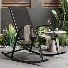 Arden High Back Outdoor Rocking Chair