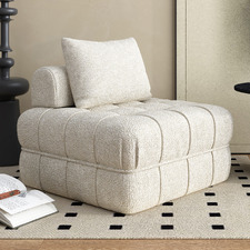 Ella 76cm Boucle Lounge Chair