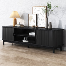 160cm Briella Ribbed Entertainment Unit