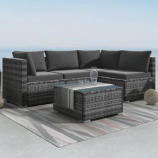 4 Seater Shepard Outdoor Lounge & Coffee Table Set