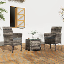 2 Seater Wynford PE Wicker Outdoor Bistro Set