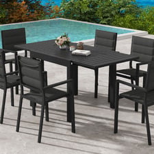 Garvey Extendable Outdoor Dining Table