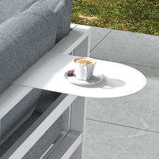 Robbie Aluminium Outdoor Armchair Tray Table