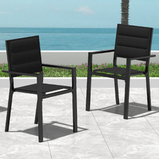 Jennie Outdoor Dining Chairs (Set of 2)