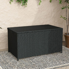 Gordon PE Wicker Outdoor Storage Box
