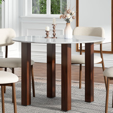 Brent Faux Marble Dining Table