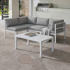 4 Seater Cyan Outdoor Lounge Set