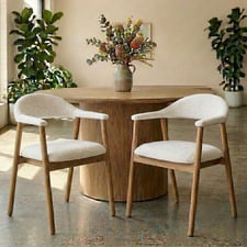 Arnault Boucle Dining Chairs (Set of 2)