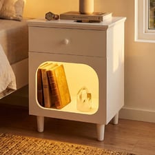 Felix Bedside Table with LED