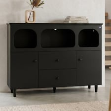 Black Felix 2 Door Sideboard with LED