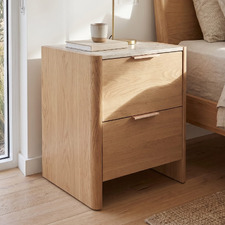 Jovie 2 Drawer Bedside Table