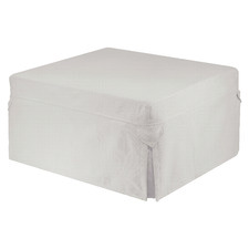 Foldlux Convertible Ottoman Sofa Bed with Castors & Slipcover