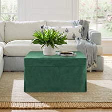 Foldlux Convertible Ottoman Folding Bed with Slipcover