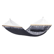 Charcoal Quilted Double Hammock