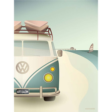 VW Camper Unframed Paper Print Wall Art