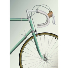 Racing Bicycle Unframed Paper Print Wall Art